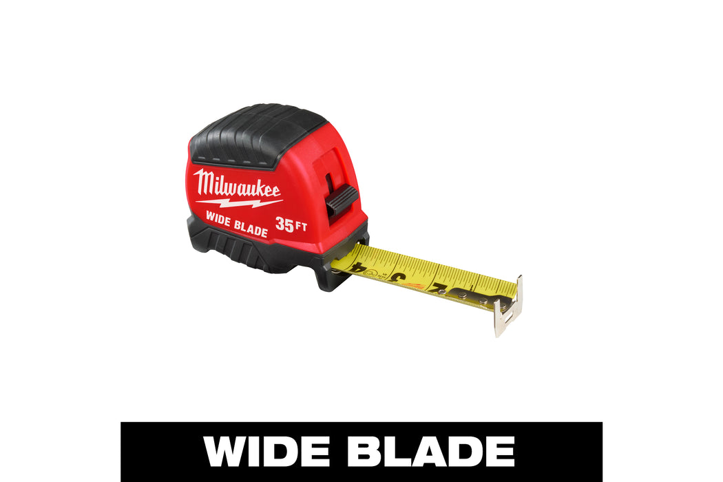 Milwaukee (366) 48-22-1235 35Ft Wide Blade Tape Measure