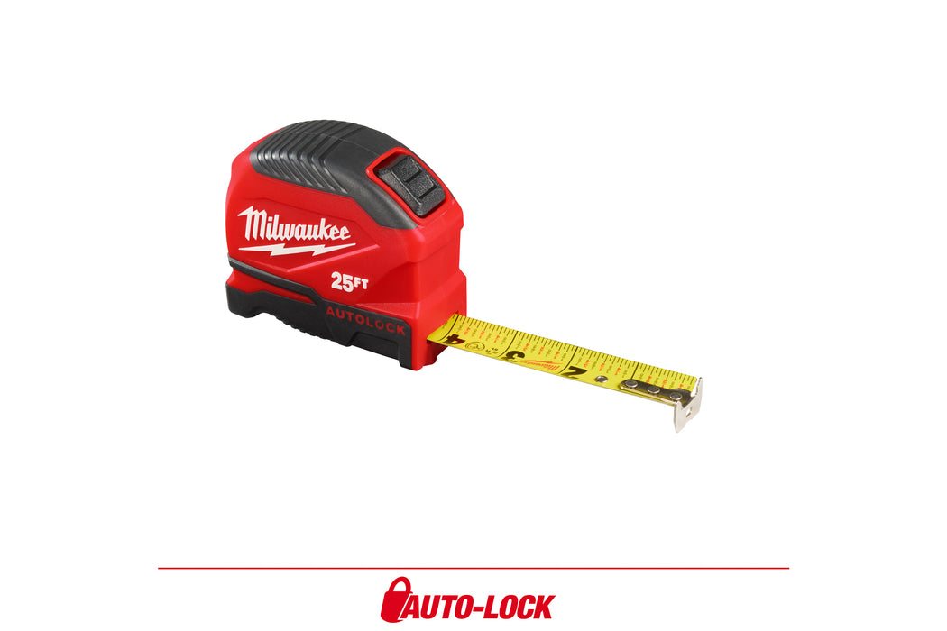 Milwaukee (366) 48-22-1825 25Ft Auto-Lock Tape Measure