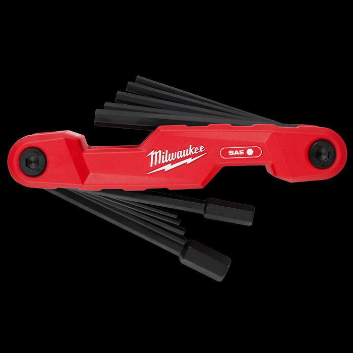 Milwaukee 48-22-2180 11-Key Electrician's Folding Hex Key Set - SAE