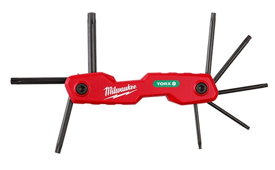 Milwaukee (366) 48-22-2184 8-KEY FOLDING HEX KEY SET - TORX