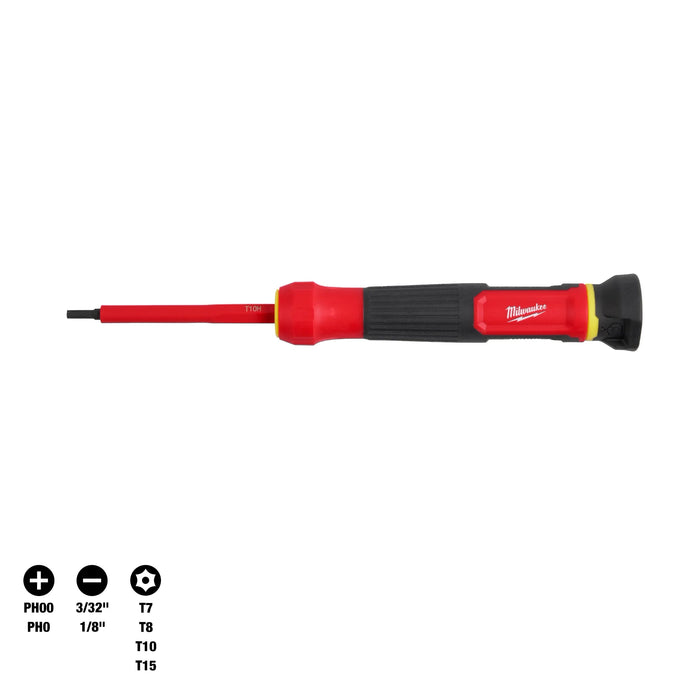Milwaukee 48-22-2217 8IN1 INS PRCSN MULTI-BIT SCRWDRVR