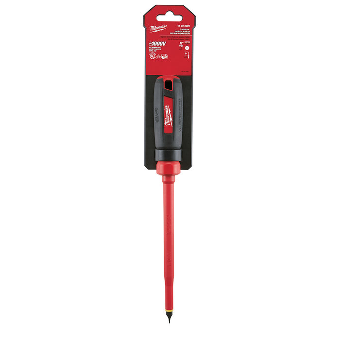 Milwaukee (366) 48-22-2222 5/16" Slotted - 7" 1000V Insulated Screwdriver