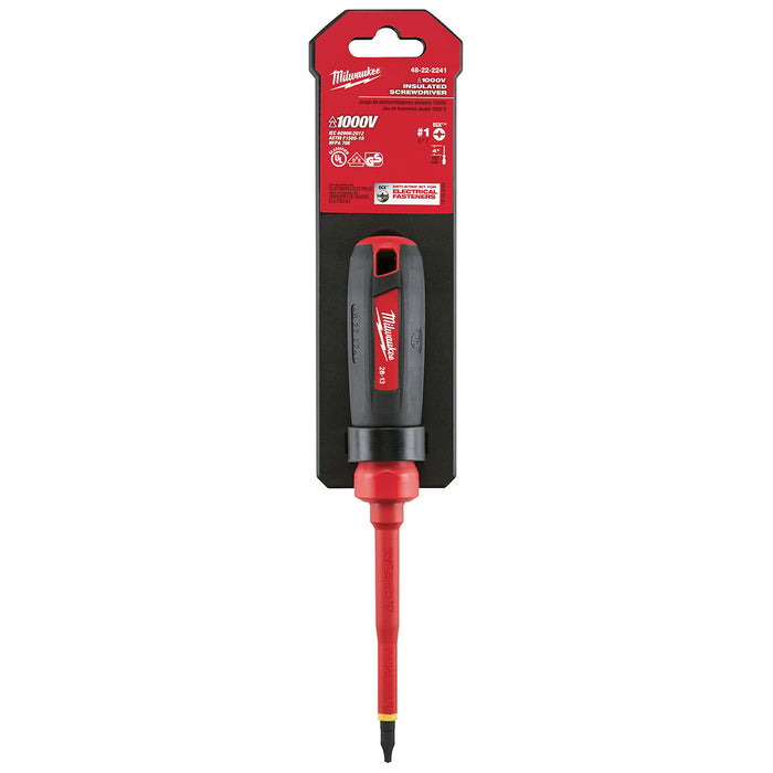 Milwaukee 48-22-2241 No.1 ECX™ - 4" 1000V Insulated Screwdriver