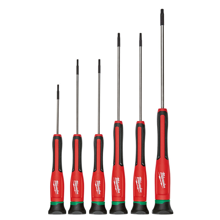 Milwaukee 48-22-2610 6 PC TORX® Precision Screwdriver Set w/ Case
