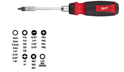 Milwaukee 48-22-2904 27-in-1 Ratcheting Multi-Bit Screwdriver