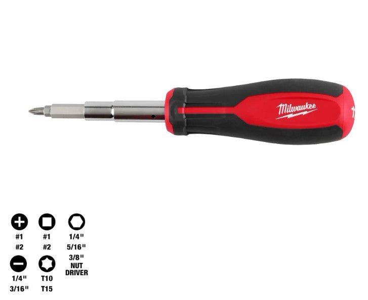Milwaukee 48-22-2914 11IN1 MAG MULTI-BIT SCREWDRIVER