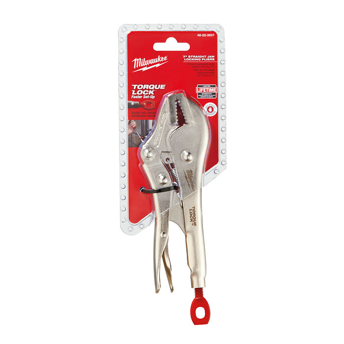 Milwaukee (366) 48-22-3507 7" TORQUE LOCK™ Straight Jaw Locking Pliers