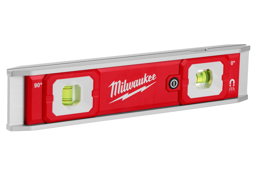 Milwaukee (366) 48-22-5105 9IN TORPEDO LEVEL WITH LIGHTED VIALS
