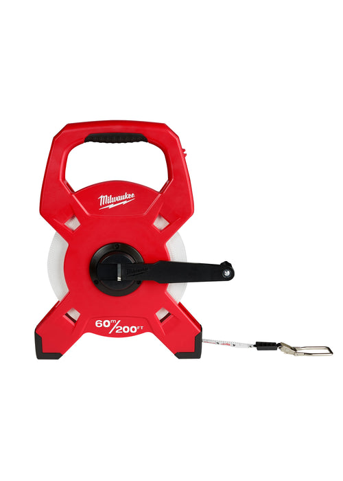 Milwaukee 48-22-5360 60m/200ft FIBERGLASS OPEN REEL LONG TAPE MEASURE