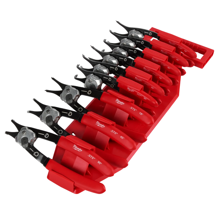 Milwaukee (366) 48-22-6539 Milwaukee 9pc Snap Ring Pliers Set