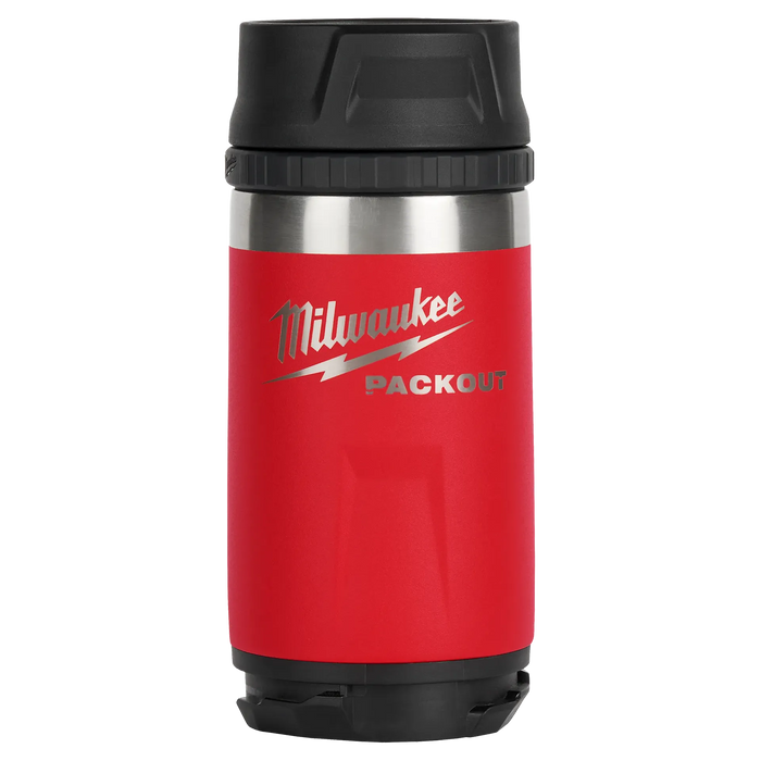 Milwaukee (366) 48-22-8391R PACKOUT 12OZ INSULATED BOTTLE WITH SIP LID - RED