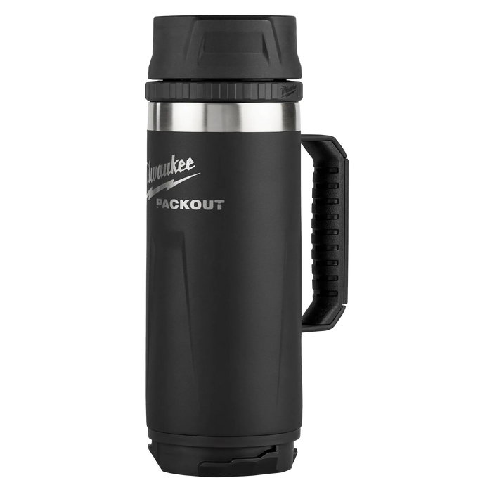 Milwaukee (366) 48-22-8394B PACKOUT 18OZ INSULATED MUG WITH SIP LID - BLACK