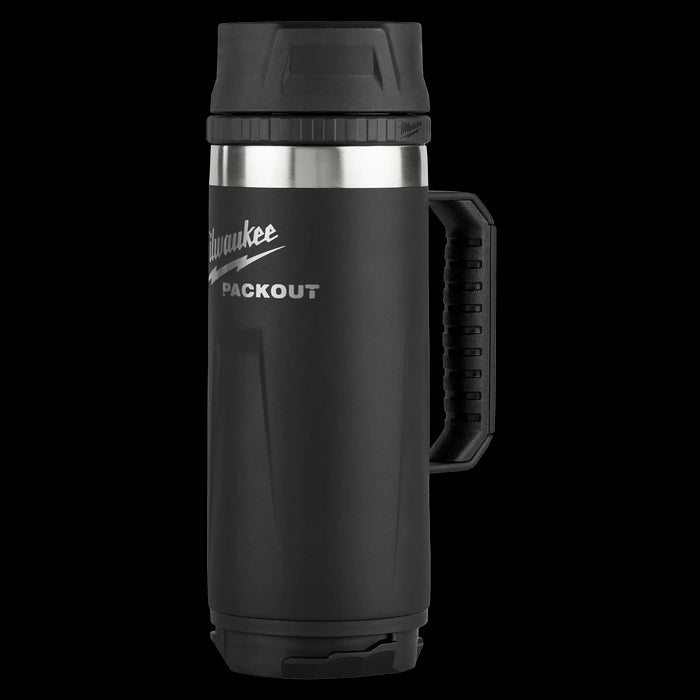 Milwaukee 48-22-8394B PACKOUT 18OZ INSULATED MUG WITH SIP LID - BLACK