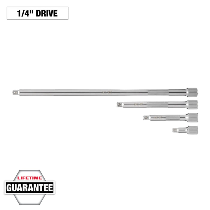 Milwaukee 48-22-9340 4pc 1/4” Drive Extension Set