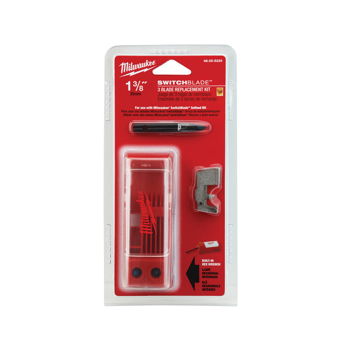 Milwaukee 48-25-5220 1-3/8" Switchblade™ 3 Blade Replacement Kit