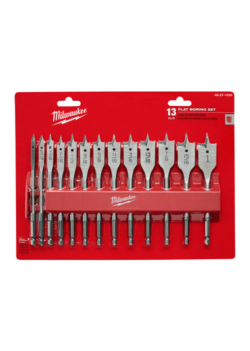 Milwaukee 48-27-1520 Mil 48-27-1520-13PC Flat Boring Bit Set