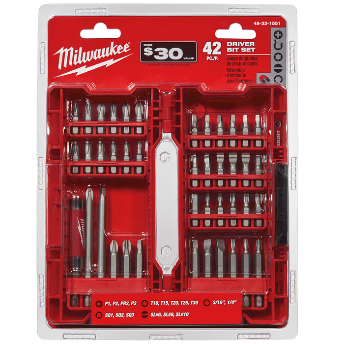 Milwaukee (366) 48-32-1551 42PC Driver Bit Set 