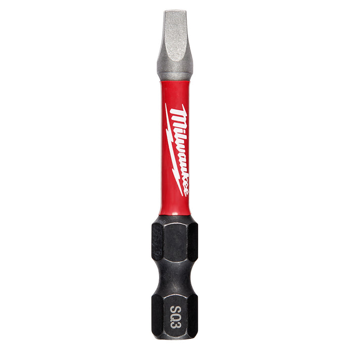 Milwaukee (366) 48-32-4473 SHOCKWAVE™ 2” Impact Square Recess No.3 Power Bit