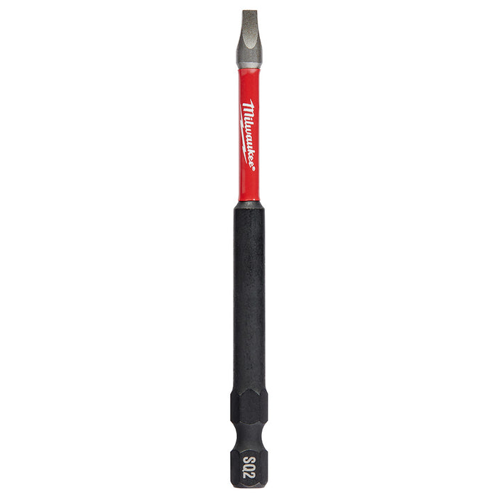 Milwaukee 48-32-4572 SHOCKWAVE™ 3-1/2” Impact Square Recss No.2 Power Bit