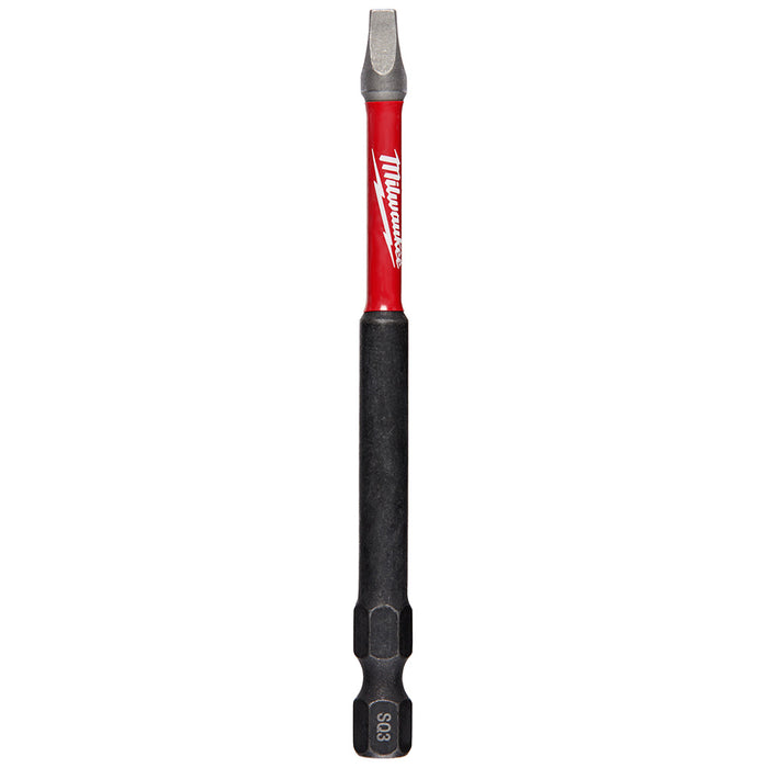 Milwaukee 48-32-4573CA SHOCKWAVE™ 3-1/2” Impact Square Recss No.3 Power Bit
