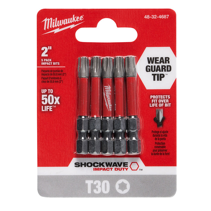 Milwaukee 48-32-4687 SHOCKWAVE 2IN T30 5PK