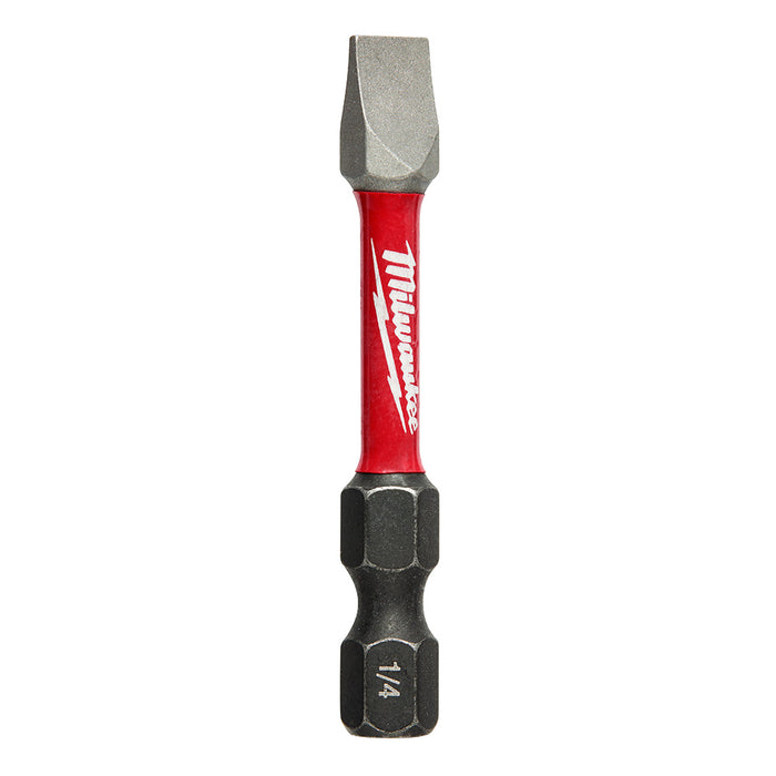 Milwaukee 48-32-4758 Shockwave™ 2" Impact Slotted 1/4" Power Bits (Bulk 25)