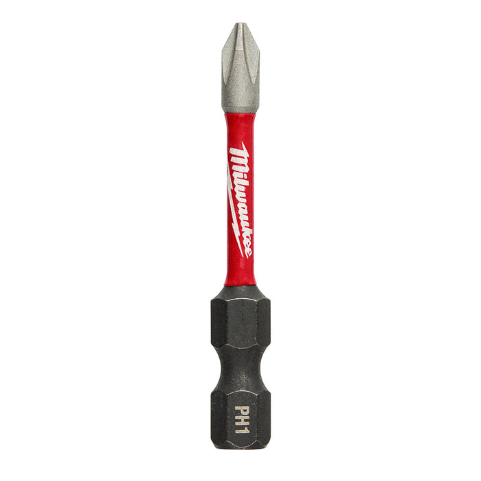 Milwaukee 48-32-4760 SHOCKWAVE™ 2” Impact Phillips No.1 Power Bits (Bulk 25)