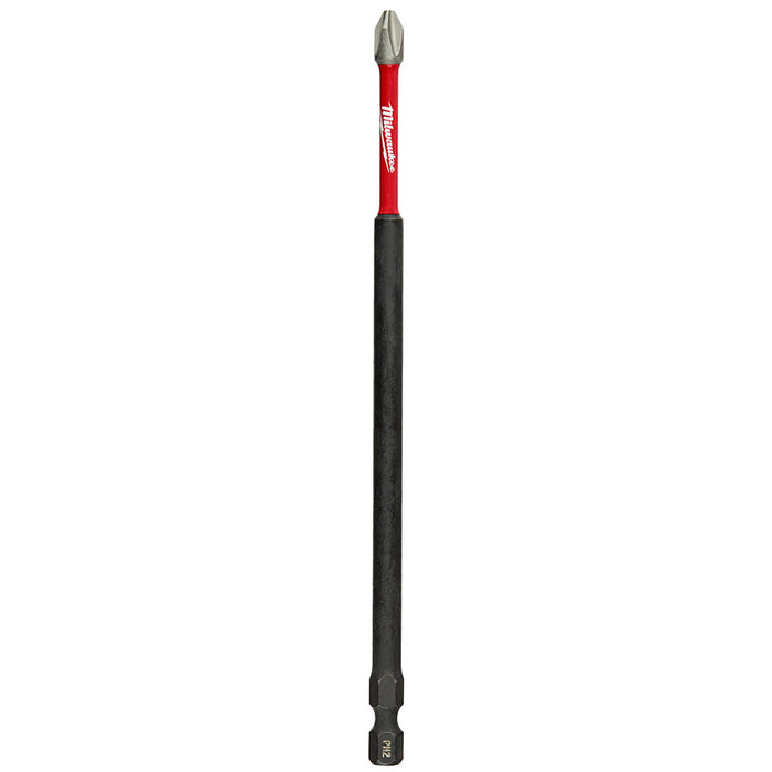 Milwaukee (366) 48-32-4807 SHOCKWAVE™ 6” Impact Phillips No.2 Power Bits (Bulk 10)