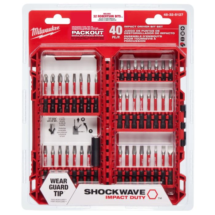 Milwaukee (366) 48-32-5127 SHOCKWAVE Impact Duty™ Driver Bit Set - 40PC