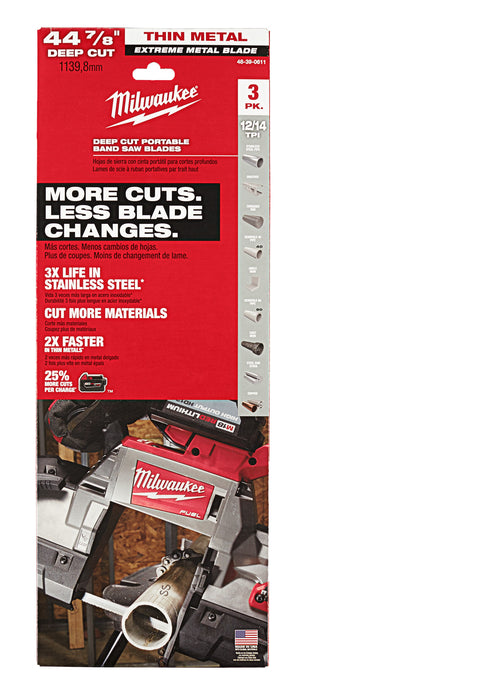 Milwaukee 48-39-0611 Mil 48-39-0611-Extreme Thin Metal 12tpi