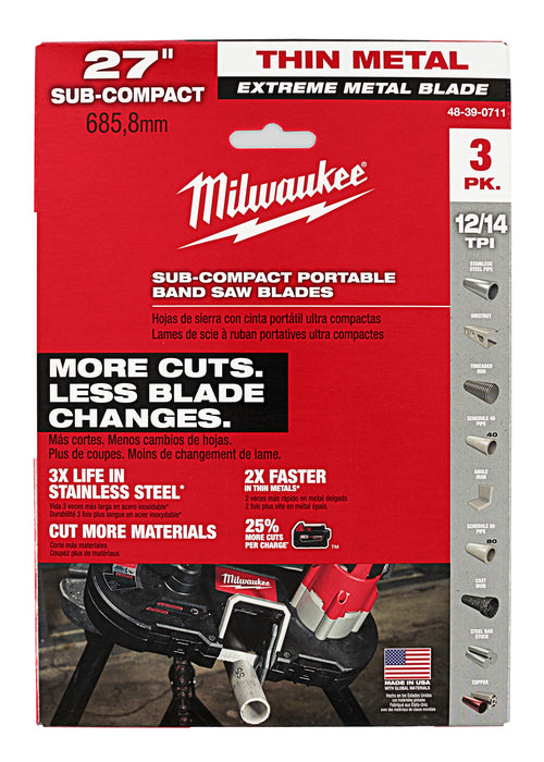 Milwaukee 48-39-0711 Mil 48-39-0711-Extreme Thin Metal 12/14 T