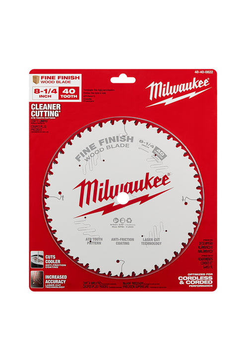 Milwaukee 48-40-0822 Mil 48-40-0822-8-1/4" 40T Fine Finish Ci