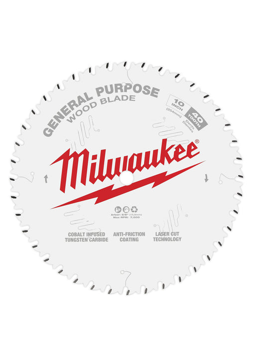 Milwaukee (366) 48-40-1024 Mil 48-40-1024-10" 40T General Purpose C