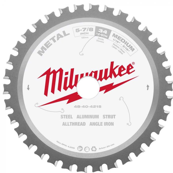 Milwaukee 48-40-4215 5-7/8IN 34T METAL CSB,