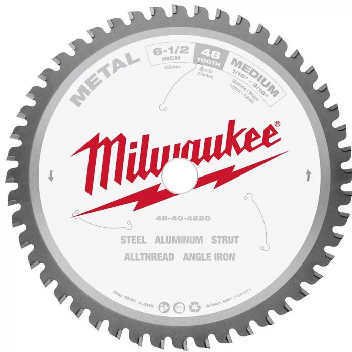 Milwaukee (366) 48-40-4220 6-1/2IN 48T METAL CSB, 