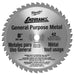 Milwaukee 48-40-4515 Circular Saw Blade 8" 42 Tooth Dry Cut Cermet Tipped