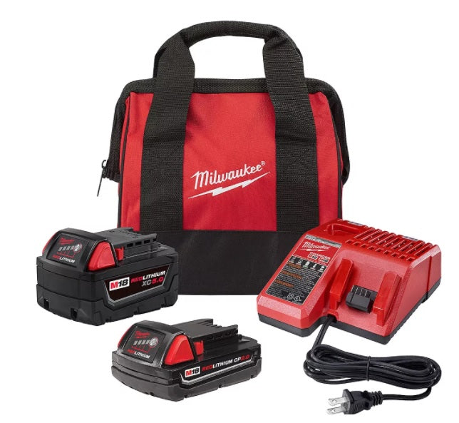 Milwaukee 48-59-1850TPC Milwaukee Tool M18 18V Lithium-Ion Starter Kit