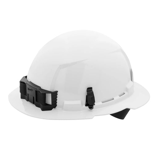 Milwaukee (366) 48-73-1101 BOLT™ White Full Brim Hard Hat w/4pt Ratcheting Suspension (USA) - Type 1, Class E