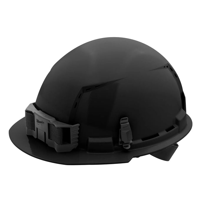 Milwaukee 48-73-1210 BOLT™ Black Front Brim Vented Hard Hat w/4pt Ratcheting Suspension (USA) - Type 1, Class C