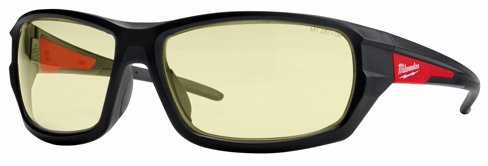 Milwaukee 48-73-2120 Safety Glasses - Yellow Anti-Scratch Lenses