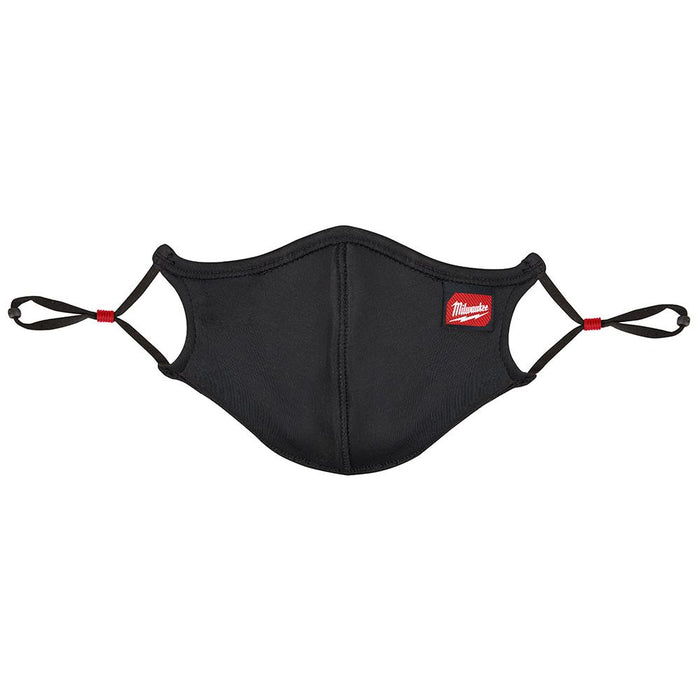 Milwaukee 48-73-4237 MILWAUKEE 48-73-4237 3-LAYER BLACK REUSABLE PERFORMANCE FACE MASK (1PK)