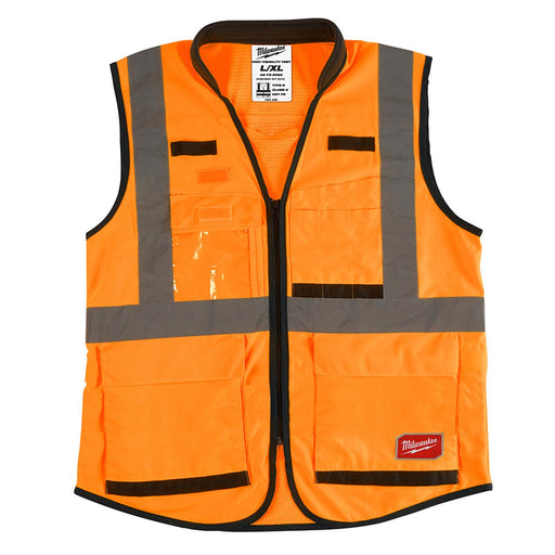 Milwaukee 48-73-5093 CLASS 2 HIGH VISIBILITY OANGE PERFROMANCE SAFETY VEST - 2XL/3XL (CSA)