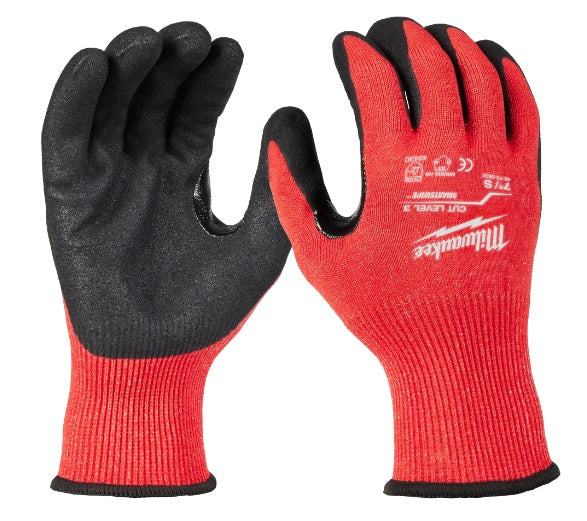 Milwaukee (366) 48-73-8632 (6) CUT 3 NITRILE GLOVES - L
