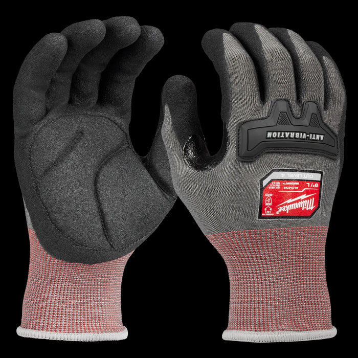 Milwaukee 48-73-8761 Anti-Vibration Cut Level 4 High Dexterity Nitrile Dipped Glove - M