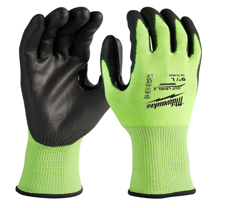 Milwaukee 48-73-8932 (6) CUT 3 HIGH VIS GLOVES