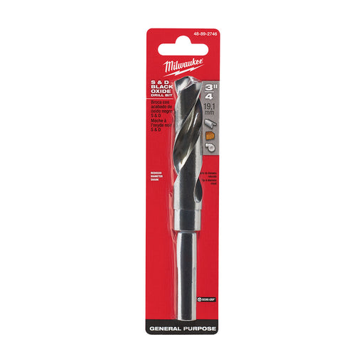 Milwaukee (366) 48-89-2746 3/4" S&D Black Oxide Drill Bit