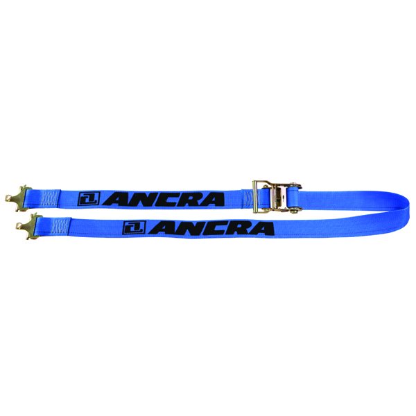 Ancra 48253-16 2x12 Ratchet Strap with F fitting and E fitting - Yellow