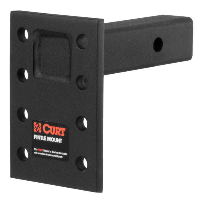 Curt (167) 48323 Adjustable Pintle Mount (2" Shank, 10,000 lbs., 7" High, 6" Long)
