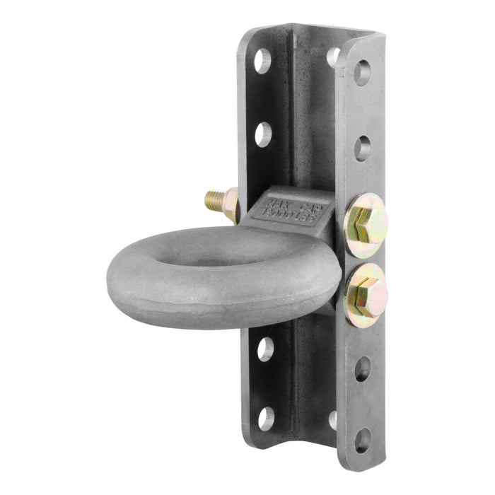 Curt (167) 48640 Adjustable Lunette Ring (12,000 lbs., 3" Eye, 11-3/4" Channel Height)