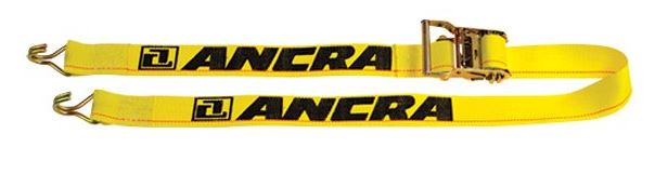 Ancra (880) 48672-22 12' Yellow Strap- 44258-13 Ratchet & 43120-19 Wire Hooks